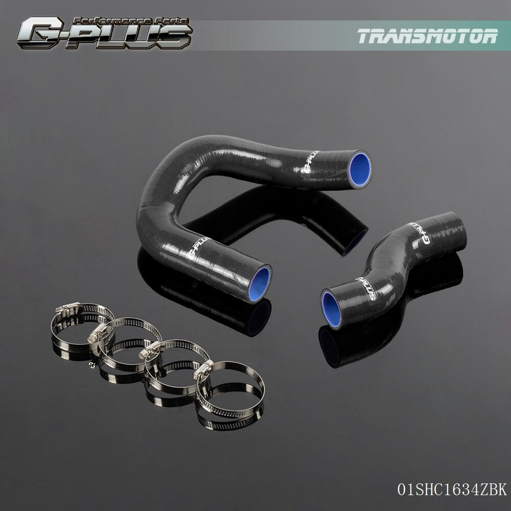 Fits 1968 - 1973 for Datsun 510 Ka24-de Black Silicone Radiator Hose Kit - v