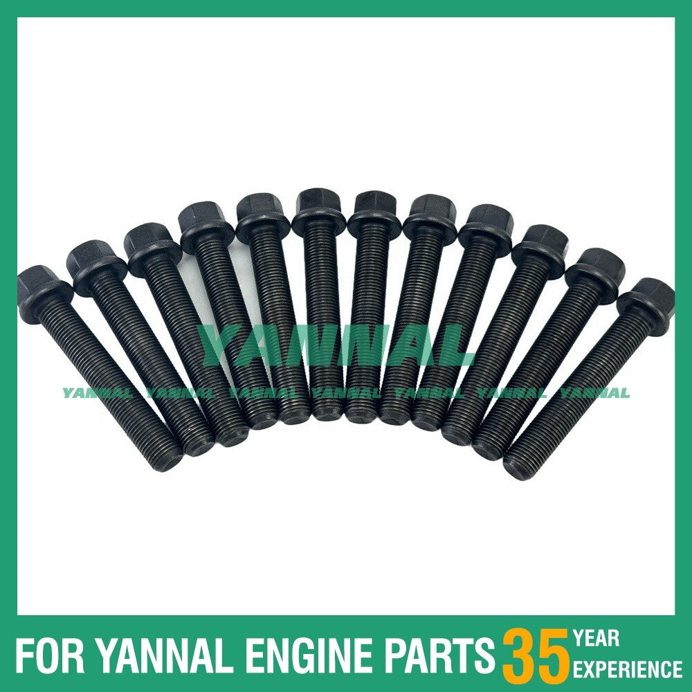 Compatible with for Volvo D6D connecting rod screws, complete set of engine diesel parts for .