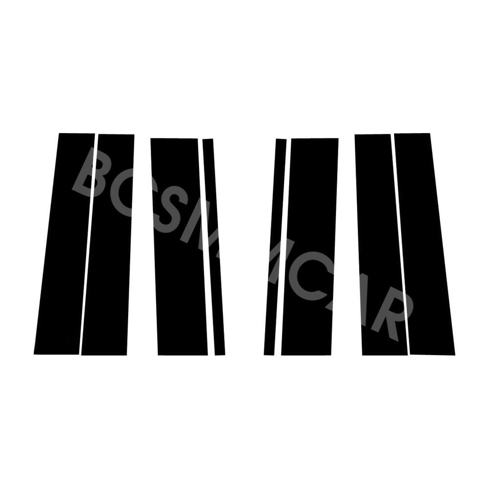 Car Door Pillar Posts Stickers Exterior Decoration Fit for Ford Flex 2009-2019