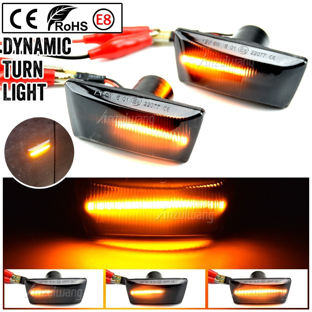 Dynamic Side Marker Turn Light for Opel Astra Zafira for Corsa Insignia Meriva Adam
