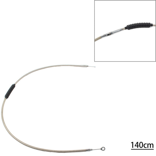 Stainless Clutch Cable Fit for Harley Dyna FXDWG Softail Fatboy FLSTF Road Glide Q