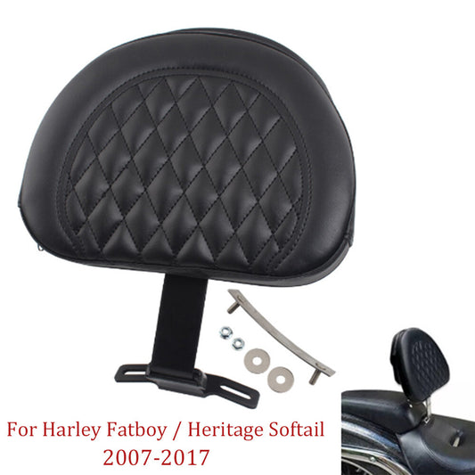 Motorcycle backrest cushion fits for Harley Heritage Softail Fatboy model 2007-2017- n