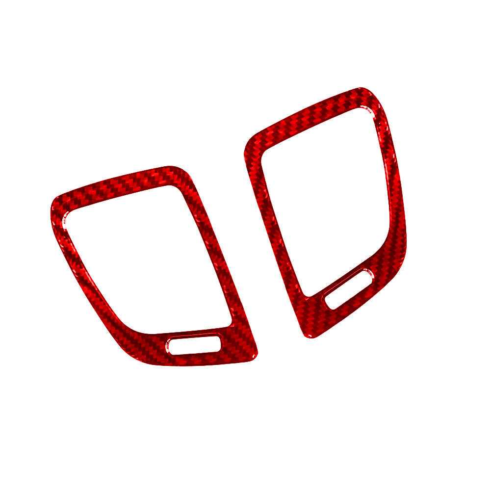 Red Power Socket Trim Panel Carbon Fiber Interior For FJ Curiser 2007-21 v