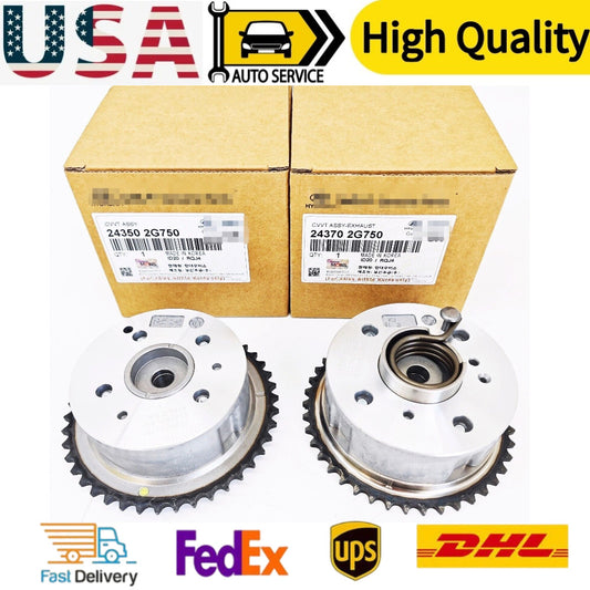 Camshaft VVT Gears 24350-2G750 24370-2G750 for HYUNDAI for KIA SPORTAGE 2.0L 2.4L US