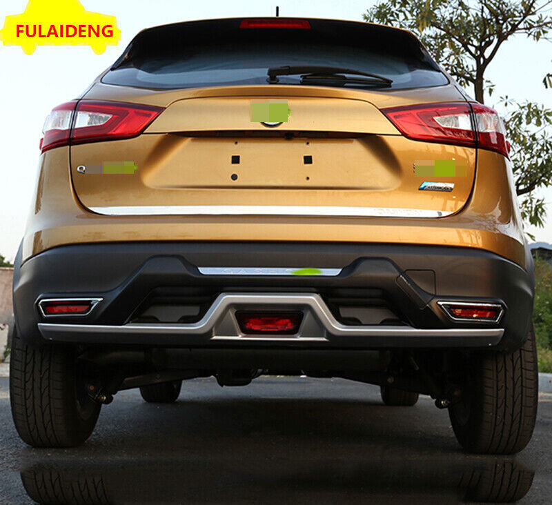 Stainless Steel Rear Trunk Tail Gate Lid Cover Trim for Nissan Qashqai 2016-2021
