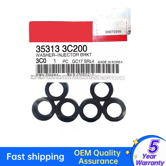 6-Piece Fuel Injector Bracket Washing Machine for HYUNDAI Azera for Genesis for Kia Sorento 353133C200