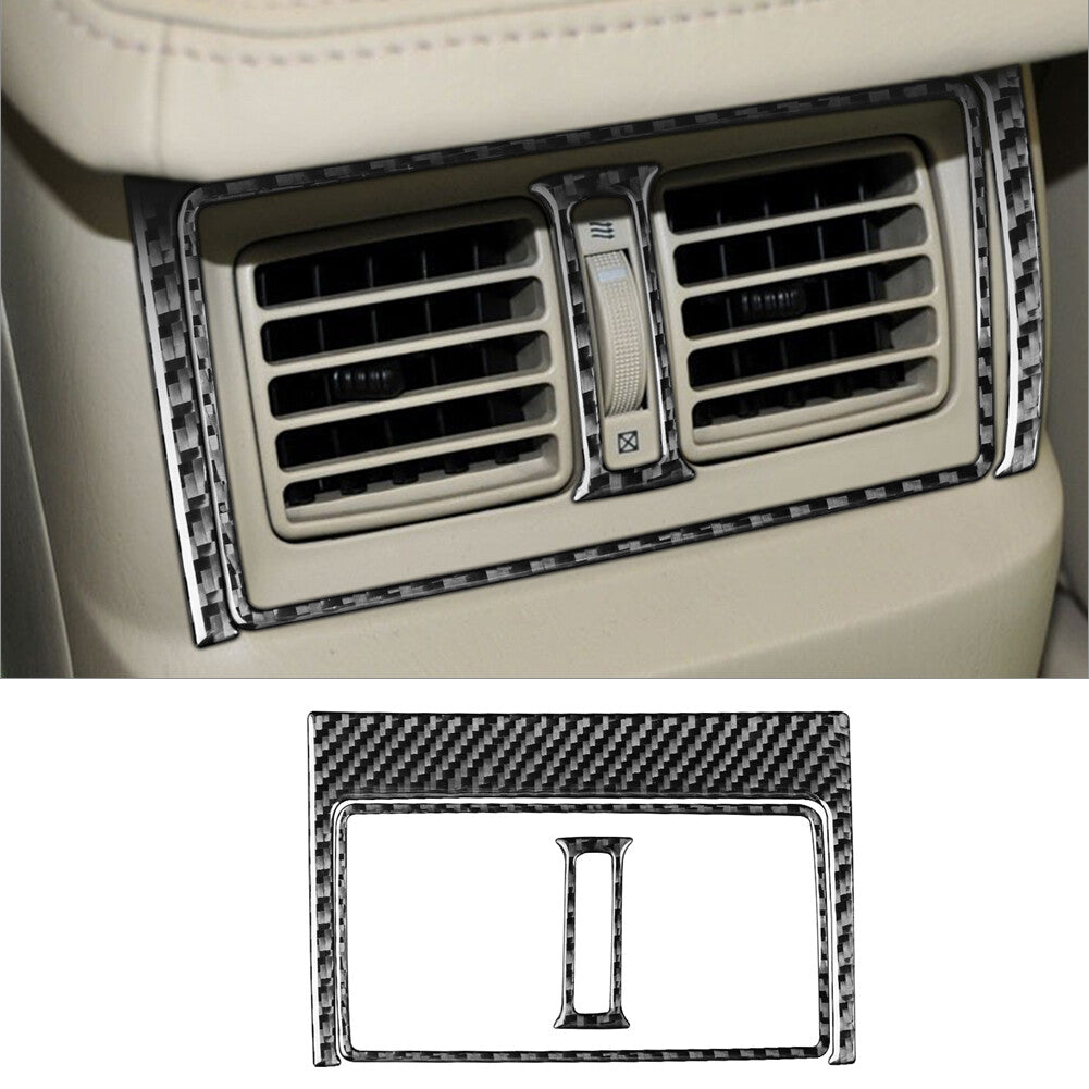 Center Control Button Frame Panel Trim Carbon Fiber for Chevy Impala 2014-2020 v