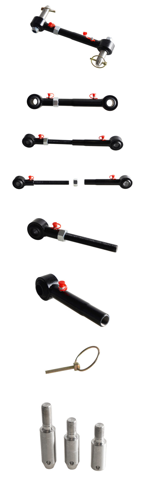 for Jeep for Wrangler JK/JL 07-18 Adjustable Front Swaybar Quicker Disconnect System