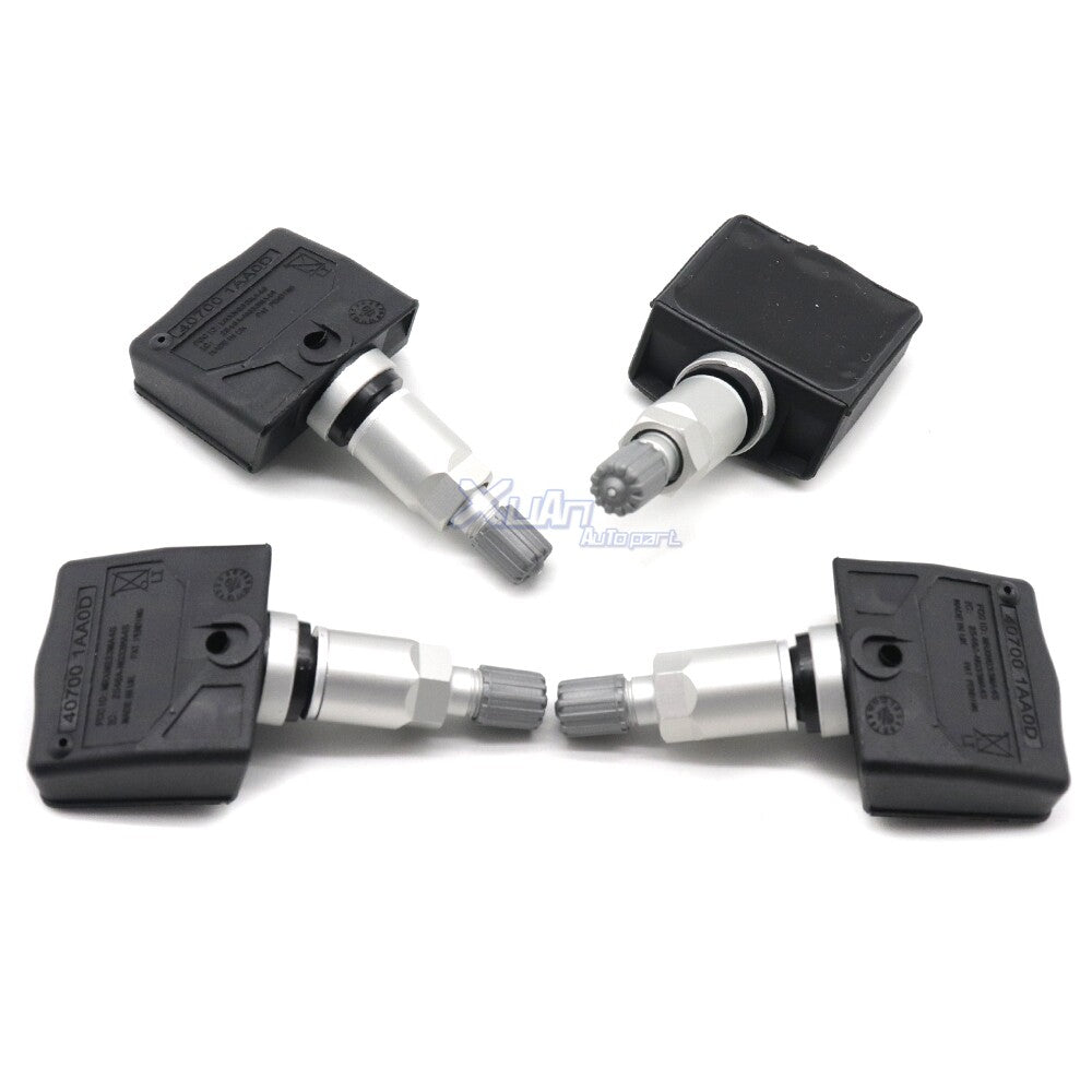 Four TPMS tire pressure sensors are suitable for Titan Murano Sentra Frontier 40700-1AA0D- v