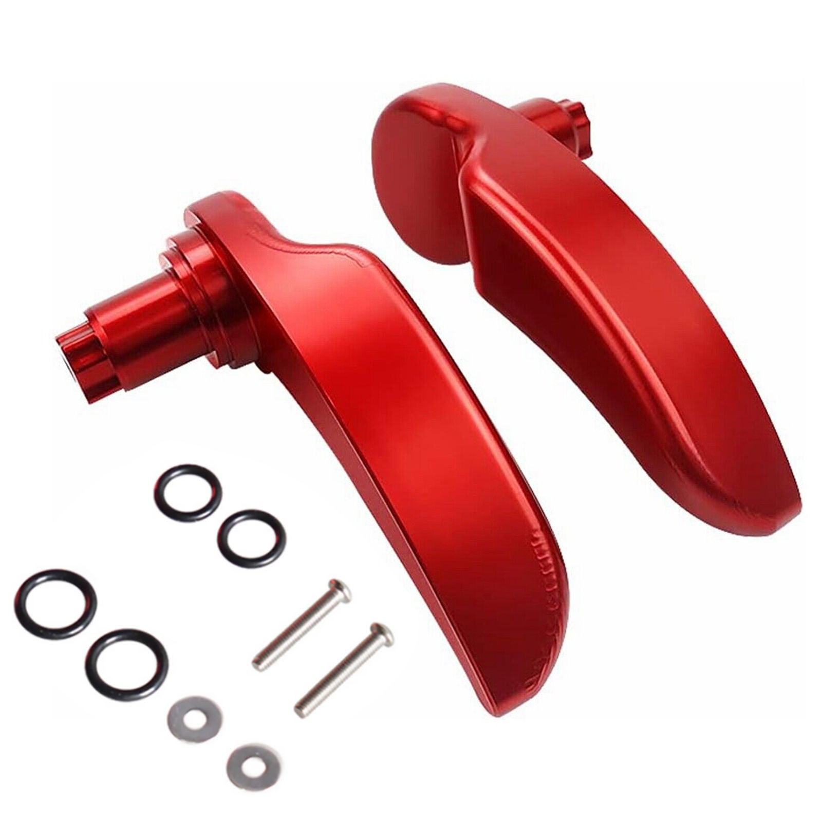 2Saddlebag Latch Lever Lid Lifter Red For Electra Glide Ultra Classic FLHTCU