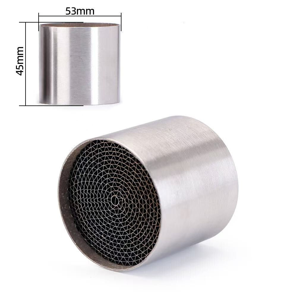 Motorcycle muffler pipe liner catalytic converter,for 53mm lower exhaust pipe