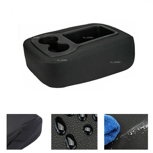 for Chevrolet Silverado Tahoe for Sierra Black Armrest Console Jump for Seat Cover Skin Q