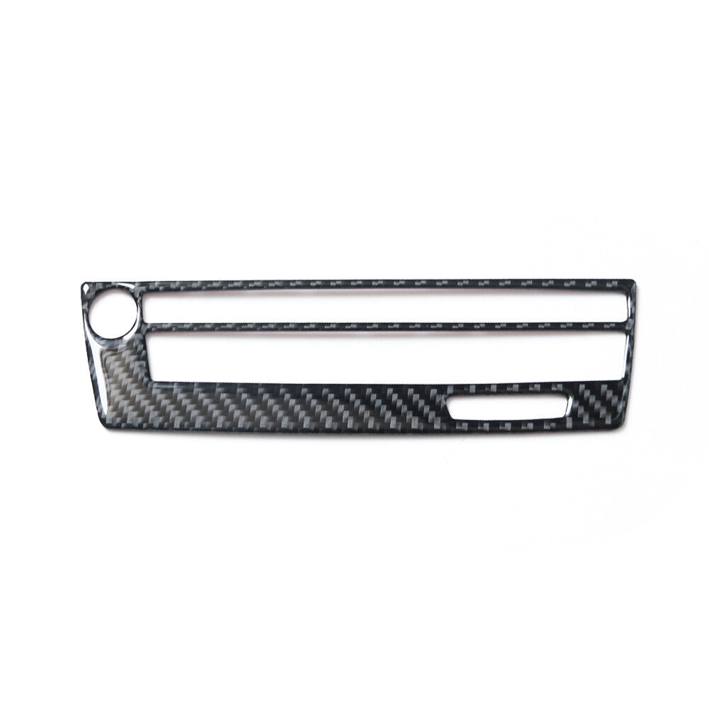 Rear Air Conditioner Panel Trim Interior Carbon Fiber for VW for Passat 2006-11 Red v