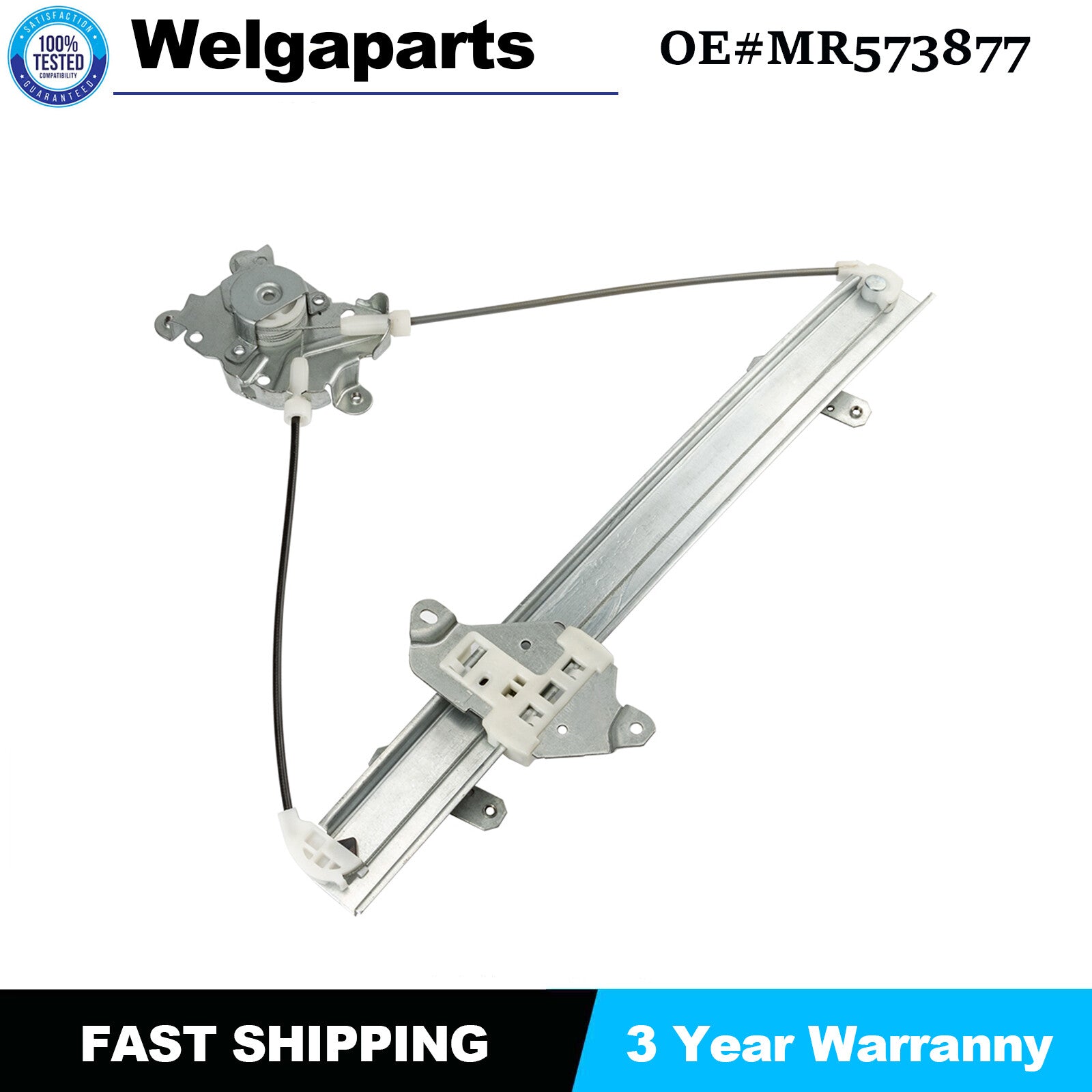 for Mitsubishi Outlander MR573877 Left Front New Driver Power Window Regulator