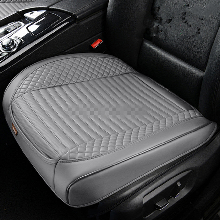 Leather Car Front Cover Cushion for Seat Protector Full Surround Accessory Anti-slip Q