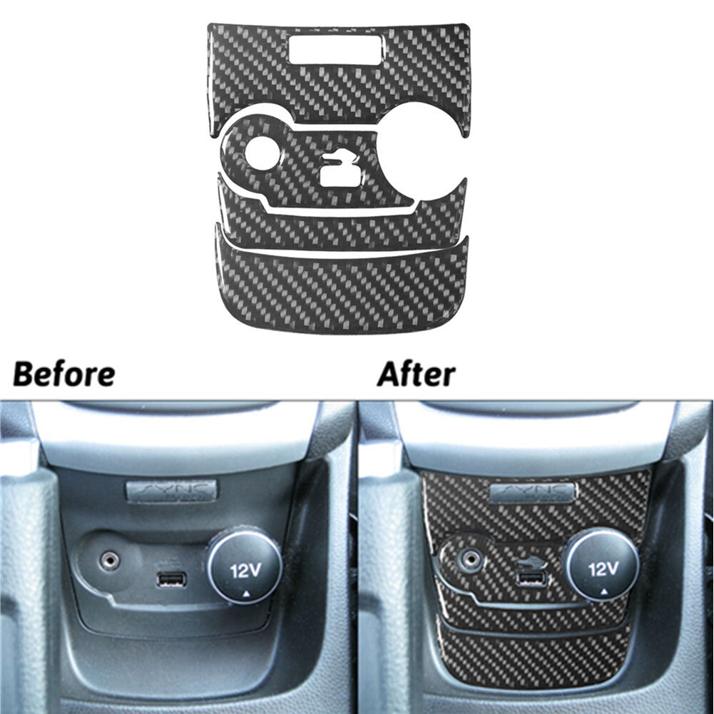 2Pcs Carbon Fiber Door Sill Panel Cover Trim for Honda S2000 2004-2009 v