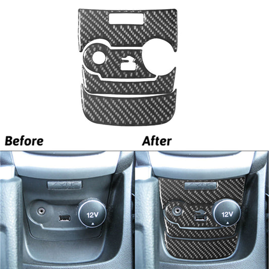2Pcs Carbon Fiber Door Sill Panel Cover Trim for Honda S2000 2004-2009 v