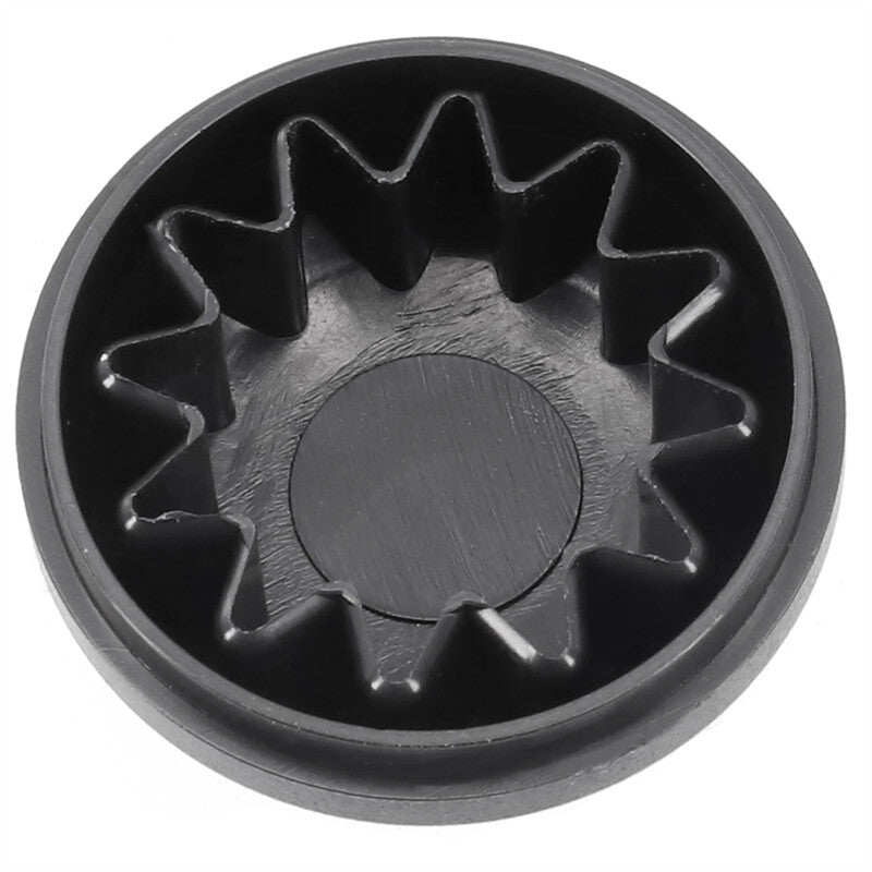 2-Piece Black Windshield Wiper Nut Cover for Jeep for Wrangler 2018 - Direct Replacement