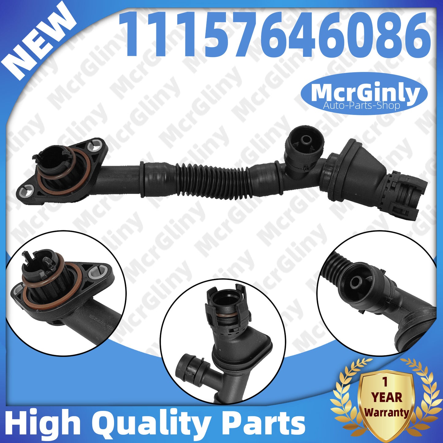 4.4 Crankcase ventilation hose 11157646086 Suitable for 550i, 650i, 750i, X5, X6 hybrid, 7- n