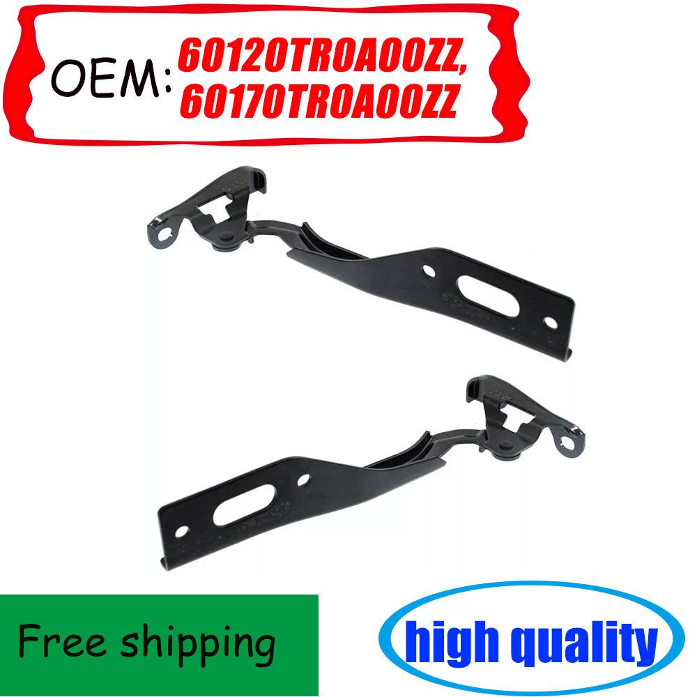 new hooded hinge 2-piece set, driver and passenger side LH, right grip HO1236128, HO1236127, double-sided. n