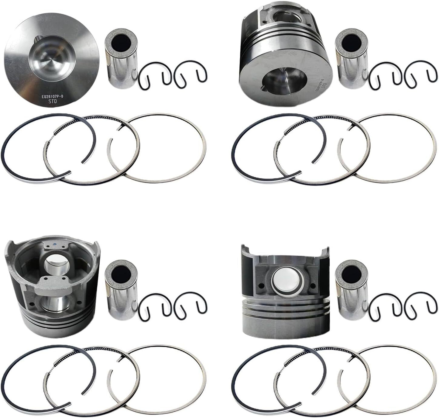 Piston ring set mast 88 mm STD for C270 E270 CDI Sprinter OM612 2.7 17522 B