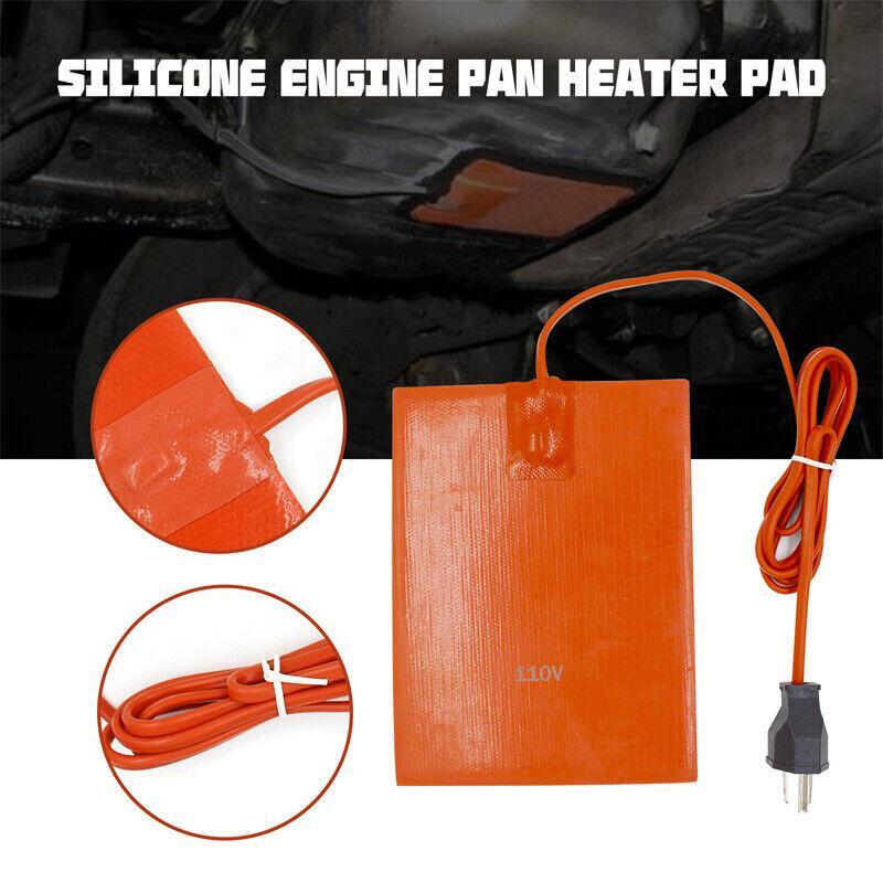 300W 110V Car Engine Heater Oil Pan Heater Silicone Heater with US Plug n