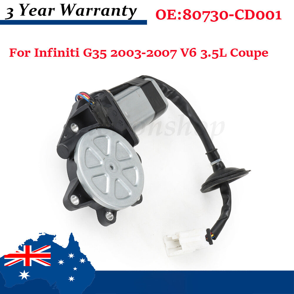 Front Right Power Window Regulator Lift Motor for Infiniti G35 2003-2007 V6 3.5L Q