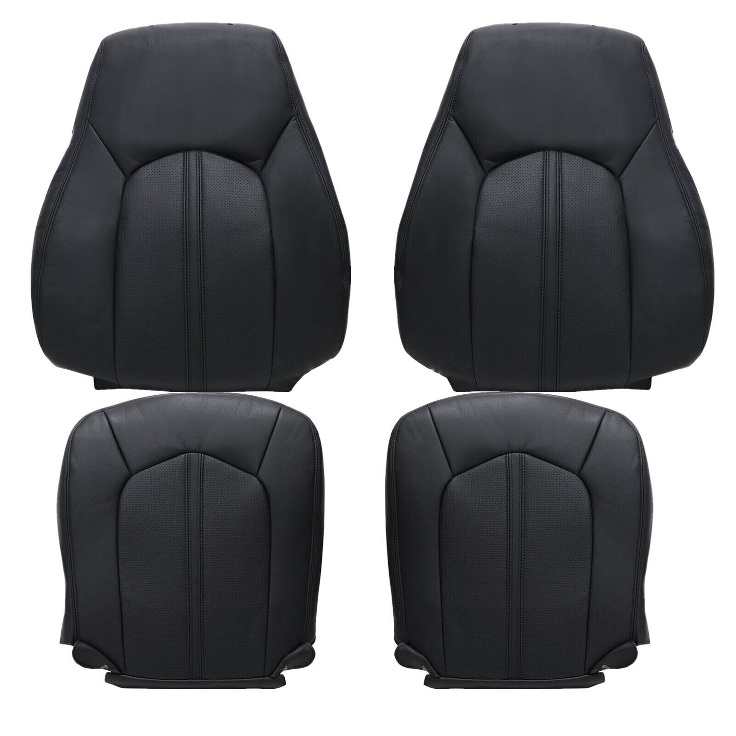 4PCS Front Driver  Passenger Side Leather for Seat Cover for Cadillac CTS 2008-2013