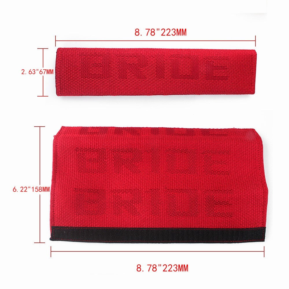 1Pair Car Safety for Seat BRIDE Belt Shoulder Pad Cover Cushion Comfortable Driving