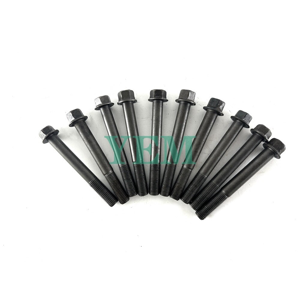 1 Set Engine Head Bolt 10pcs for Volvo D38 Diesel Engine D38 Cylinder Head Bolt