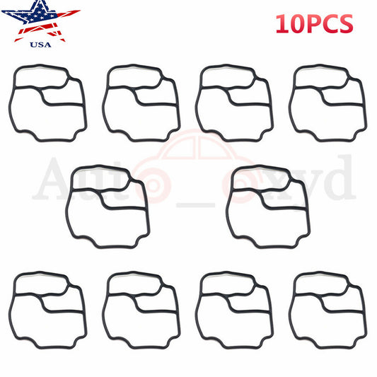 Brand new 10-piece oil filter housing gasket set for BMW E39, E46, E60, X3, X5, Z3, Z4, 525i, 530i Q