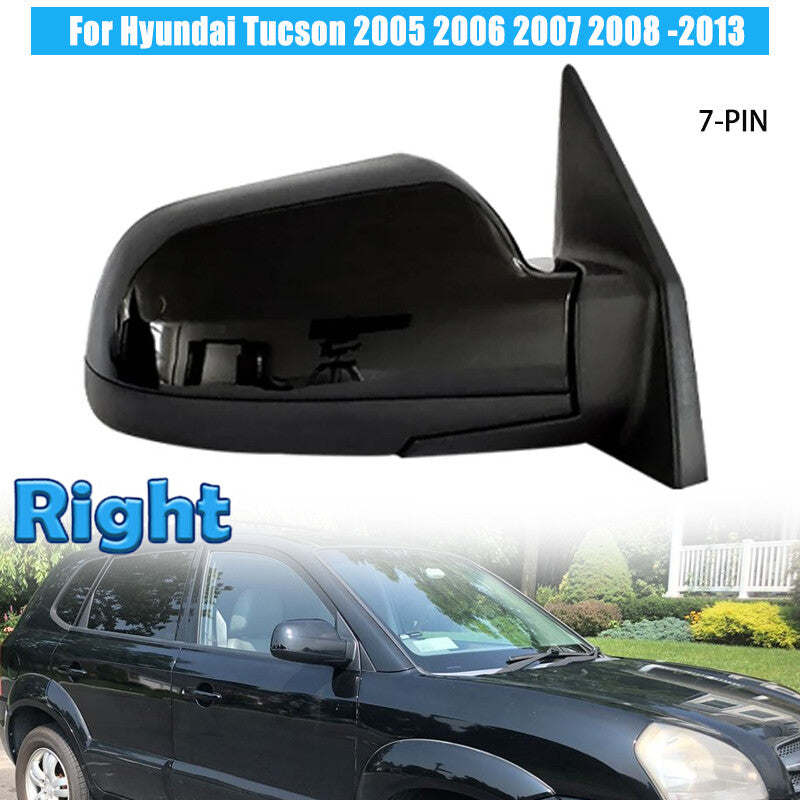 Right Rearview Door Wing Mirror Assy W/Heating for Hyundai for Tucson 2005-2013