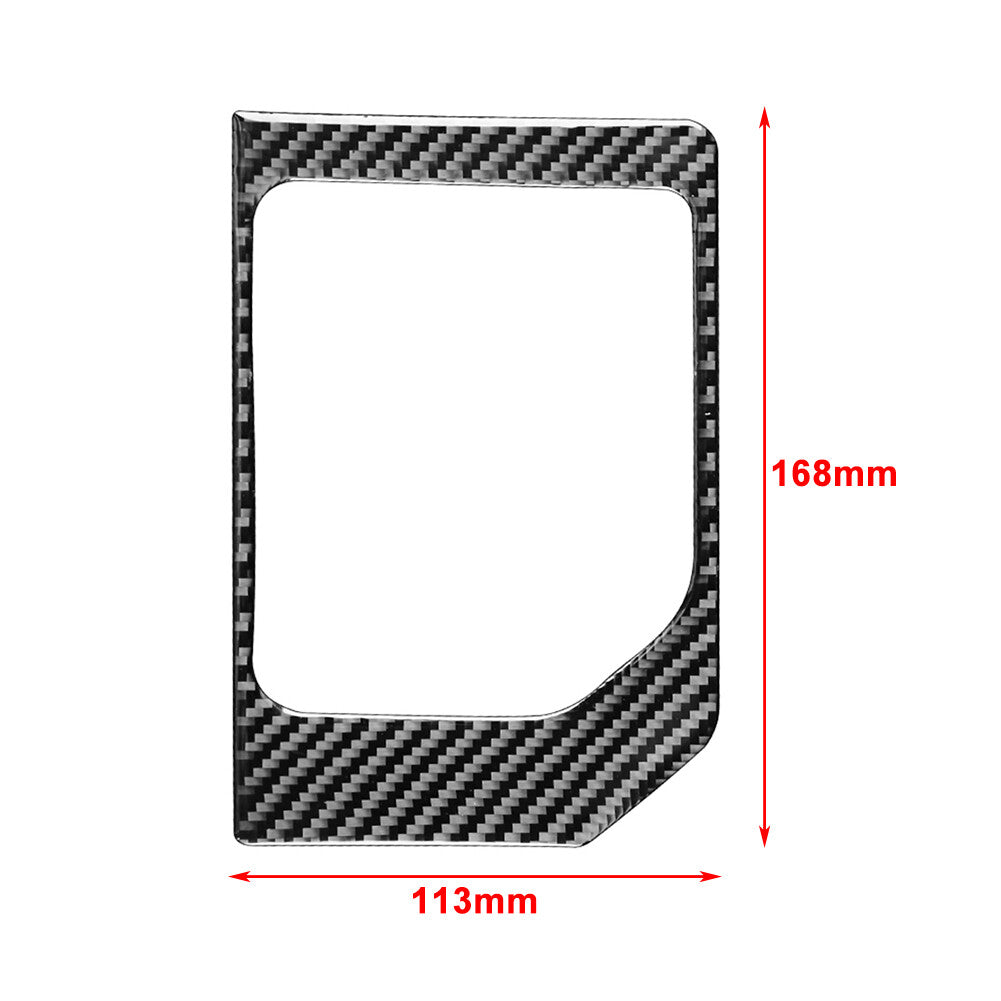 Carbon Fiber Gear Shift Panel Cover Trim Fit for Toyota Tundra 2014-2021 2015 2016