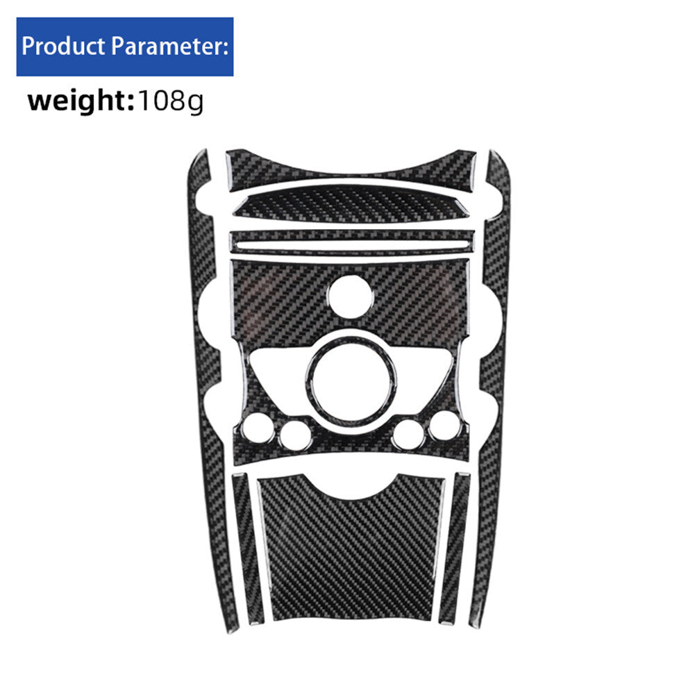 10X Carbon Fibre Centre Console Panel Trim for MINI Cooper R56 2007-10 TypeA
