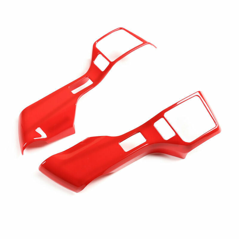 Steering Wheel Custom Decorative Cover Trim For Toyot@ Tacoma 2018-2020 Red n
