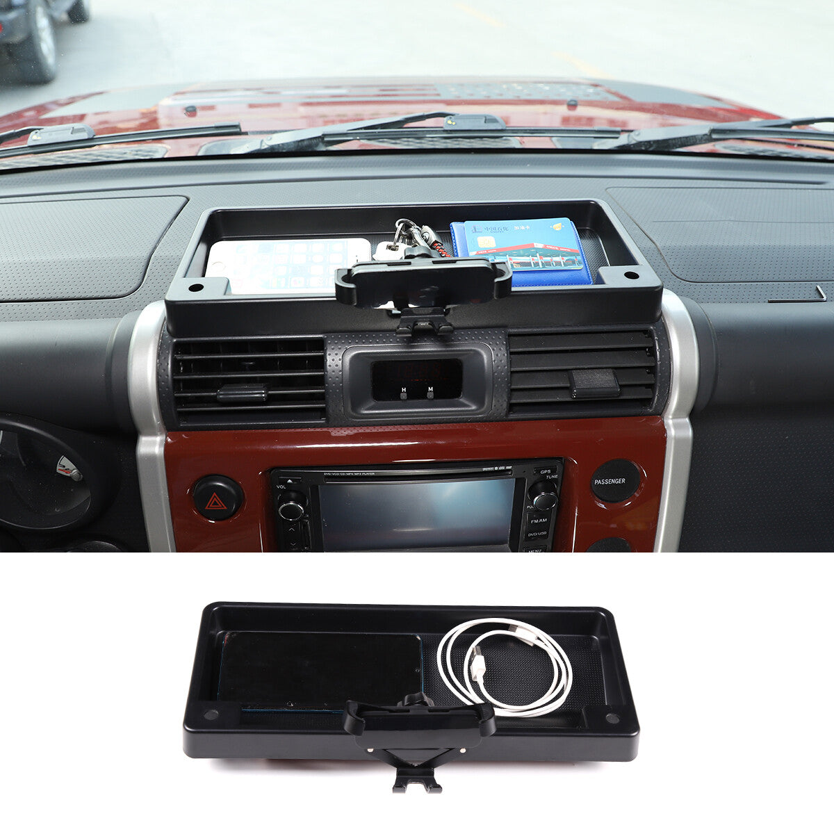 ABS carbon fiber inner door bowl sticker decoration suitable for ECLIPSE 2006-2011- v