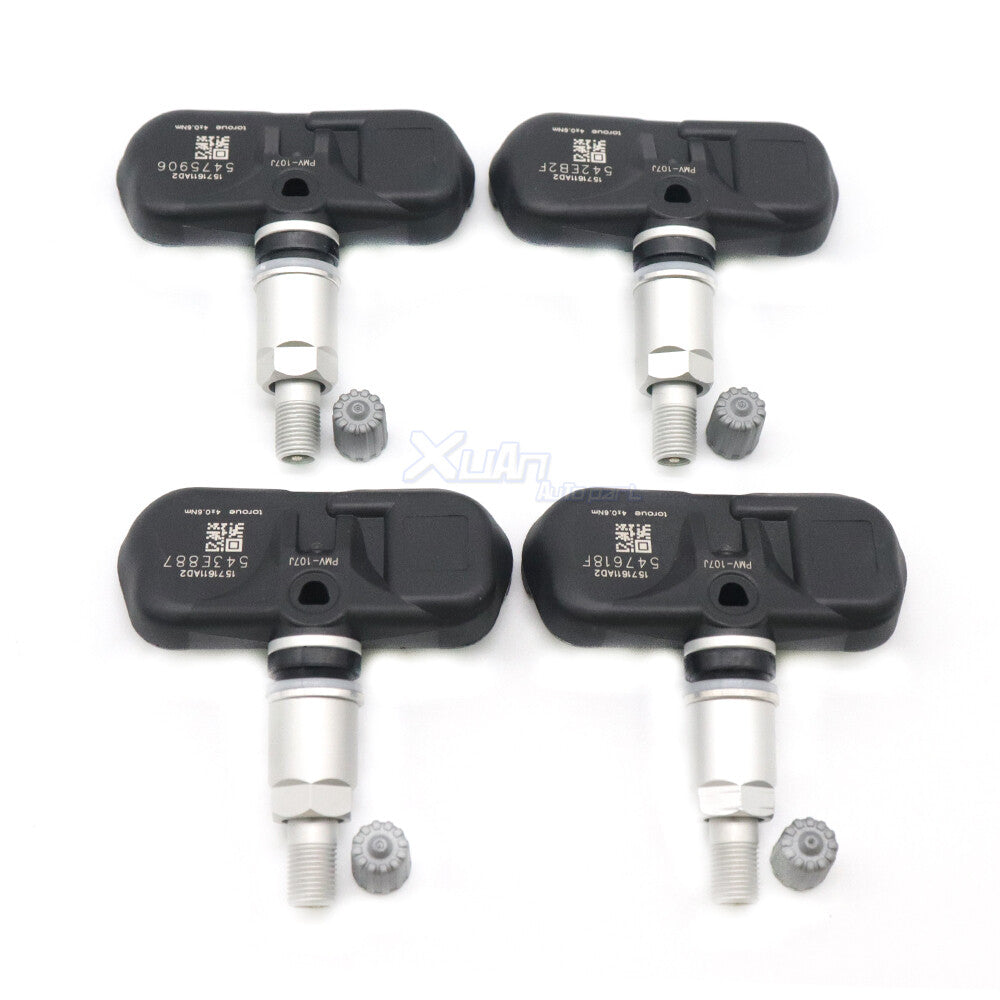 4-pack of new Tire Pressure Sensors (TPMS) for Toyota for Scion and for Lexus PMV-107J 42607-33021