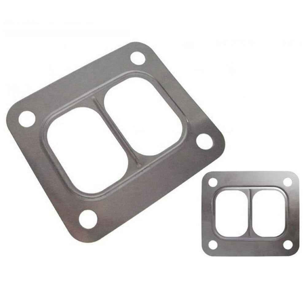 10PCS T4 TURBO MANIFOLD GASKET TWIN SCROLL DIVIDED 304 STAINLESS Steel Q