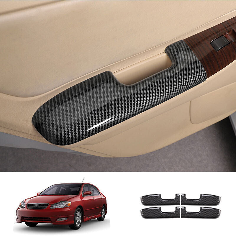 Carbon Fiber Center Gear Shifter Trim Frame Cover for Corvette C7 2014-2019- v