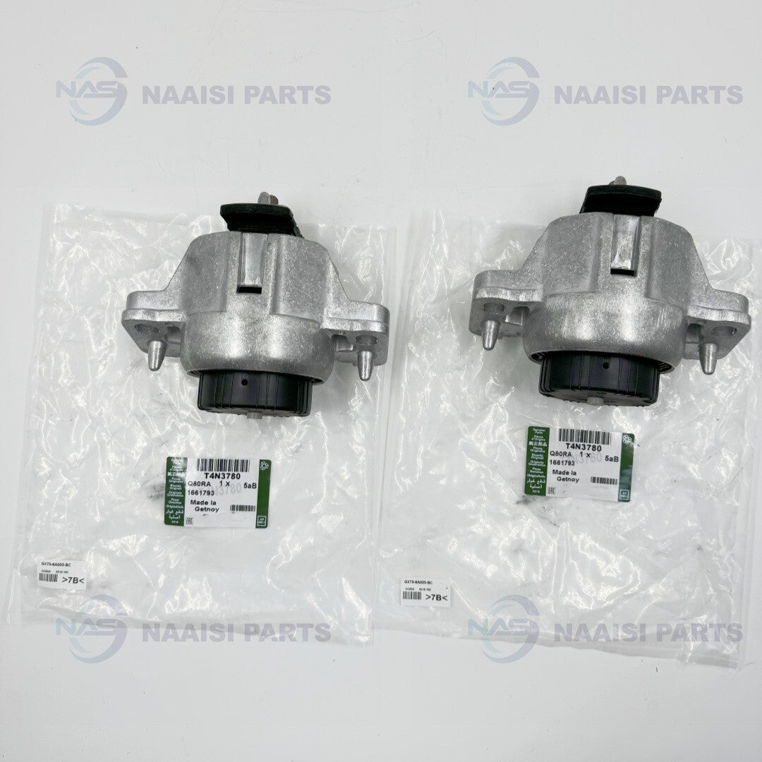 A pair of engine motor mounts for OEM for Jaguar Xe 2017 X760 2.0L 3.0L T4N3780.