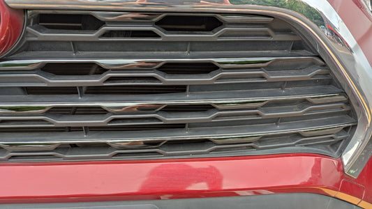 for Toyota 2019 2023 RAV4 Car Accessories Center Bumper Front Grill Trims Cover