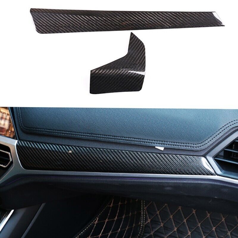 Real Carbon Fiber Car Dash Instrument Cover Trim for BMW 3 Series G20 G28 20-21