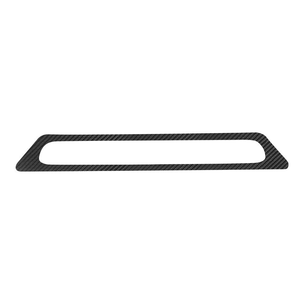 Carbon fiber interior tailgate brake light cover trim for Toyota Hilux