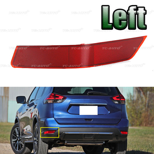Left For Rogue 2017-2020 Rear Bumper Marker Light Reflector lamp v