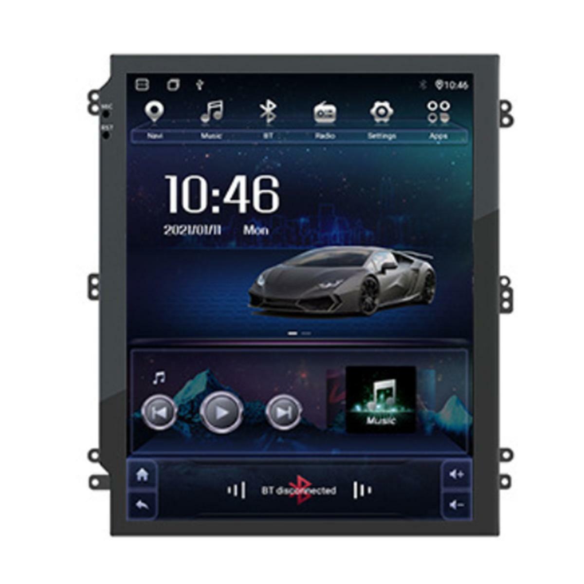 Car radio with 9.7-inch IPS touchscreen, 1+16GB for RAM , Android 8.1, stereo MP5 player, GPS, WiFi. n