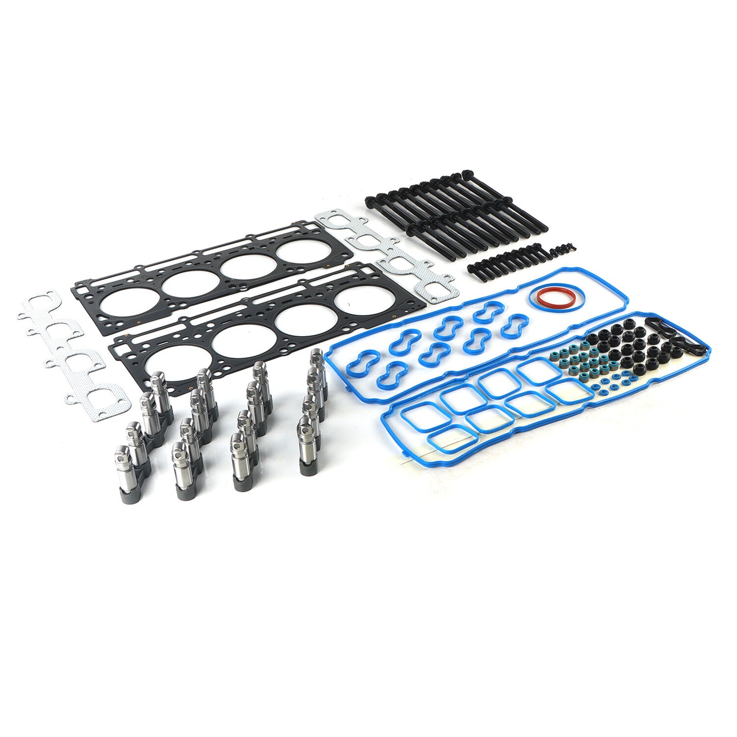 NON MDS Lifters Kit w/Head Gaskets Bolts for 2011-15 for Dodge for Chrysler for Jeep 6.4L V8