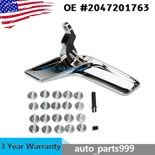 for Mercedes W204 C-Class 2008 - 14 Bright Silver Interior Door Handle (Left) n