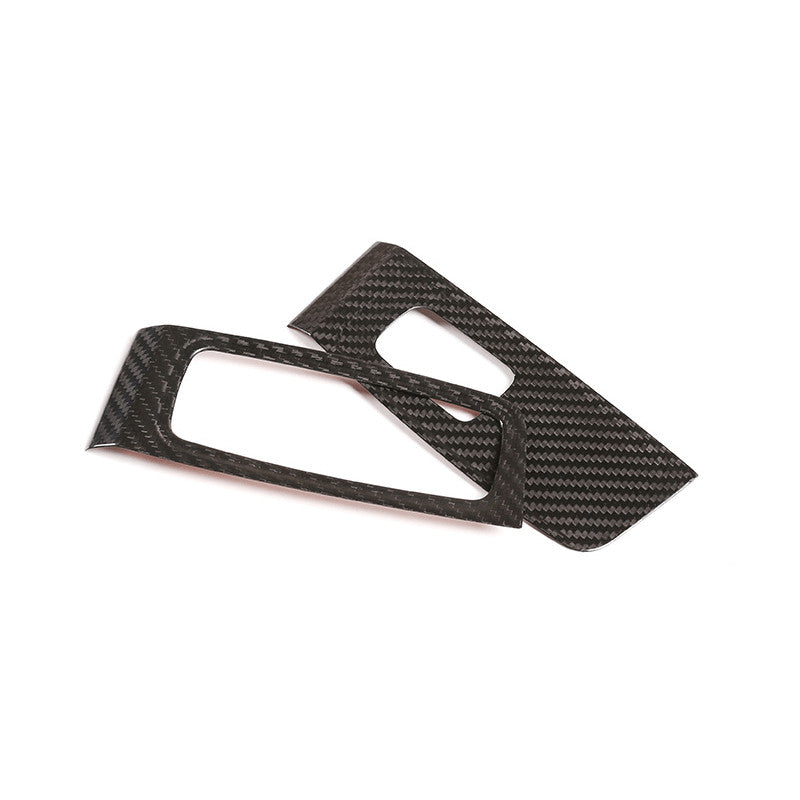 Carbon Fiber Window Lift Panel Switch Cover 2x For 911 992 2020-2024 n