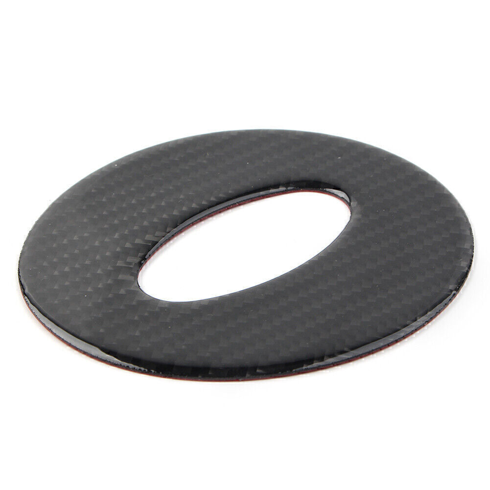 Carbon Fiber Interior Steering Wheel Cover Trim for Subaru Forester 2013-2018