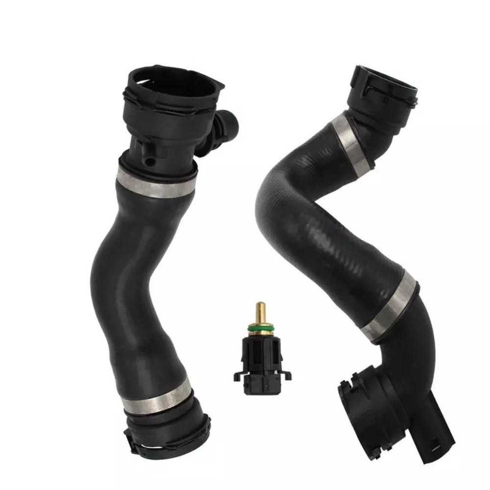 Upper + Lower Radiator Hose + Sensor Kit Fit for BMW 128i 328i xDrive Z4 E90 E92